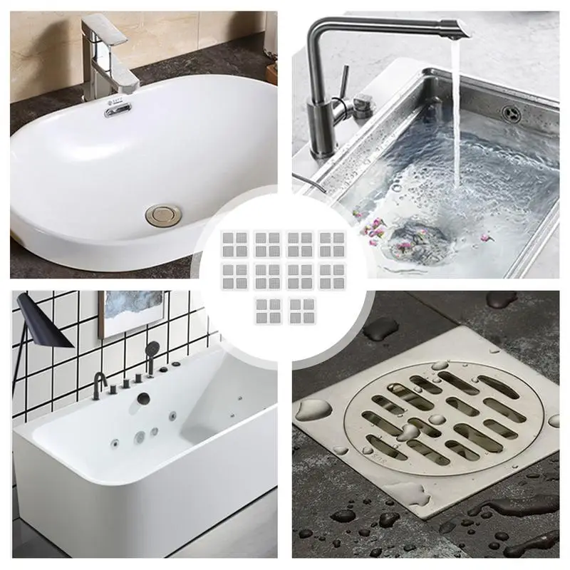 Haar ablauf aufkleber wasserdichter Abfluss stopper für Waschbecken 10 Stück Waschbecken Sieb Haar ablauf fänger Aufkleber Badezimmer