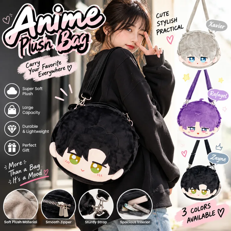 Love And Deepspace Cute Crossbody Bag Shoulder Handbag, Cartoon Anime Style Mini Backpack, Novelty Casual Bag & Creative Gift