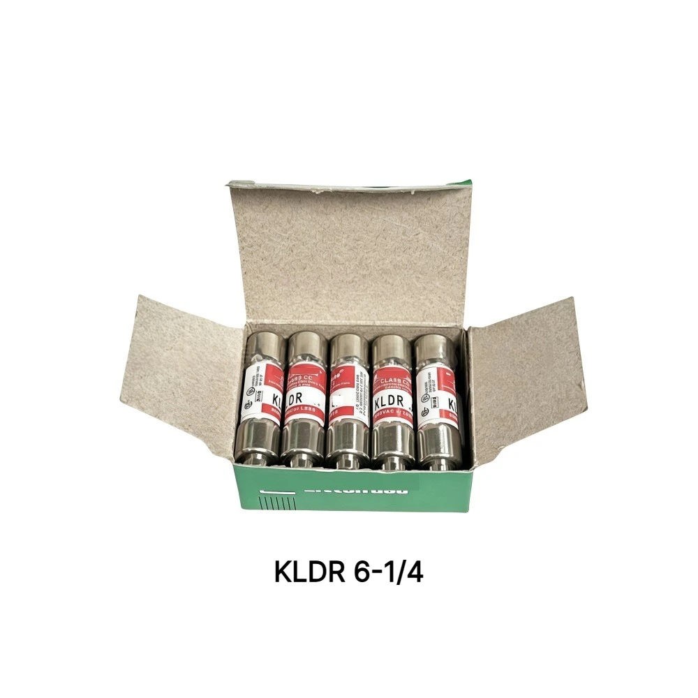 KLDR 6-1/4 Time Delay Midget Fuse 6.25A 600VAC Current Limiting Industrial Fuse KLDR6-1/4 1PCS OEM