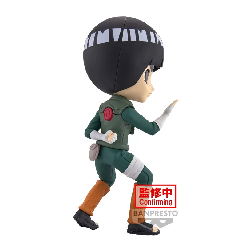 Bandai Banpresto NARUTO Shippūden Q Posket Rock Lee  Anime Figure Peripheral Ornaments Trendy Play Children's Gifts Model Doll