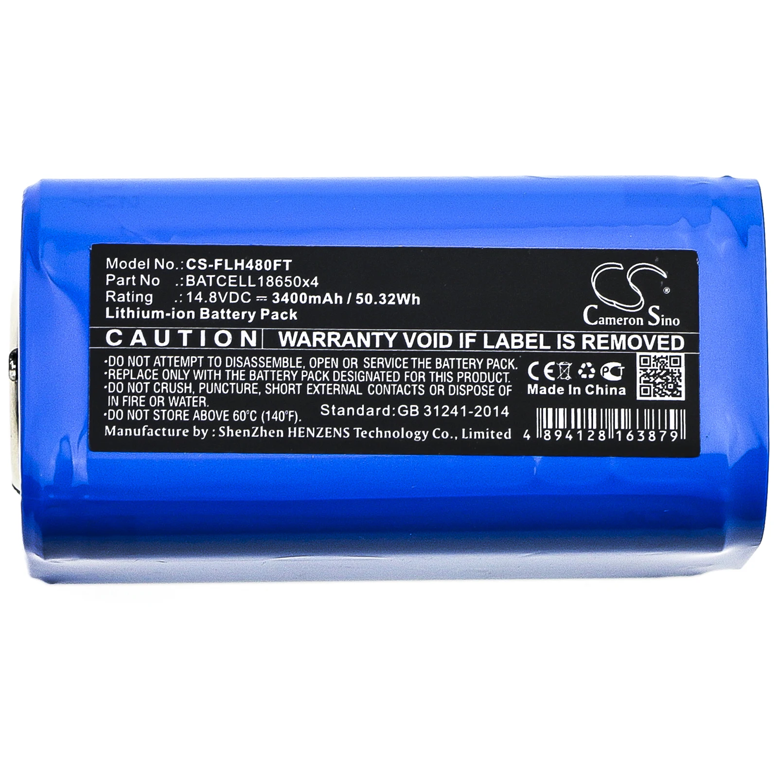 

3400mAh Flashlight Battery for Bigblue TL4000P,TL4500P,TL4800P,VTL5500P,VL5800P,VL7500P,VTL8000P,VL8300P,VL9000P,VL10000P
