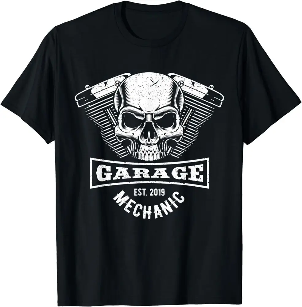 Garage Car Mechanic - Auto Bike Mechanics Gift Tee T-Shirts Unisex T-shirts For Man Woman Short Summer Tees  Luxury Brand