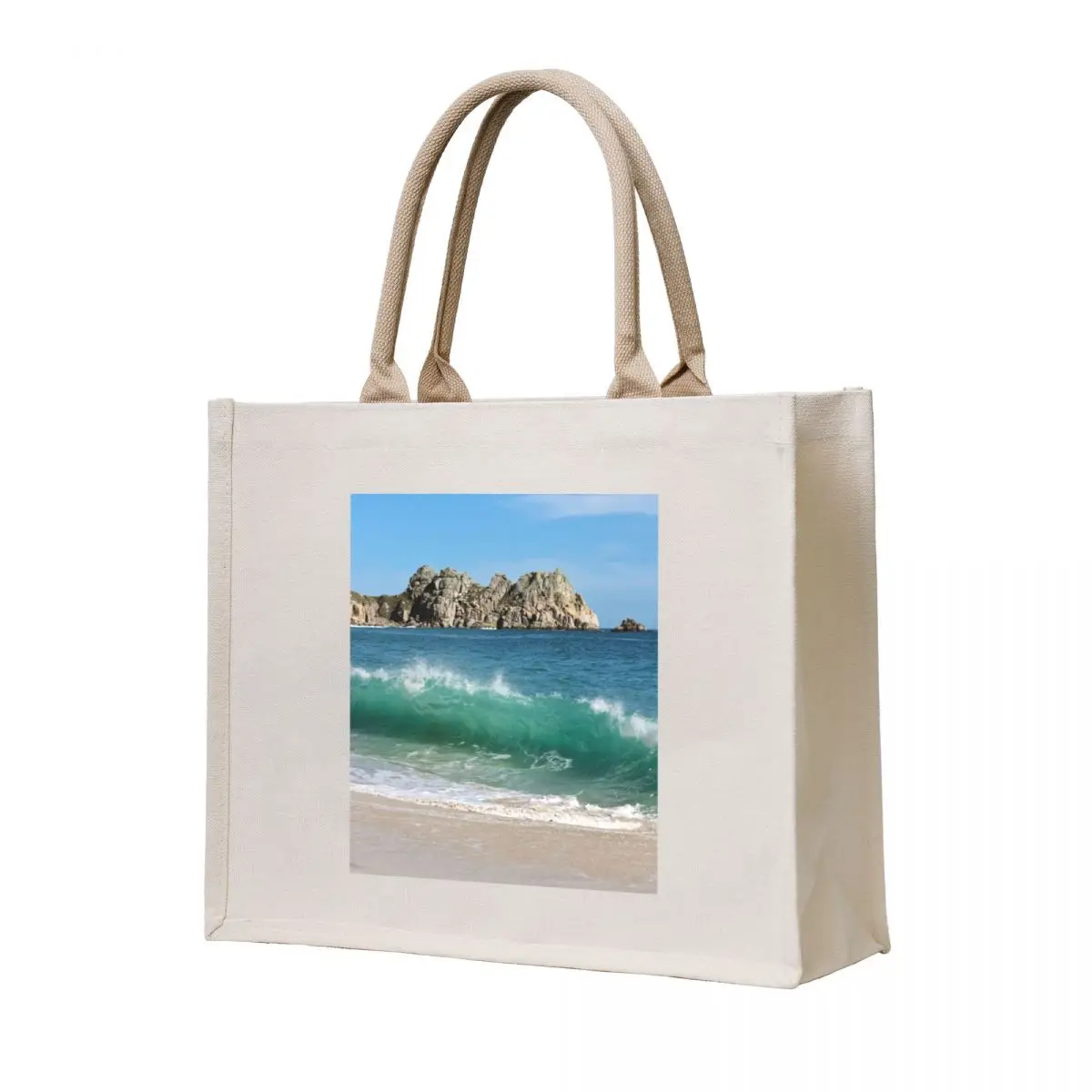 

Logan Rock Porthcurno Cornwall Tote Bag tote bag men's the tote bag Cloth