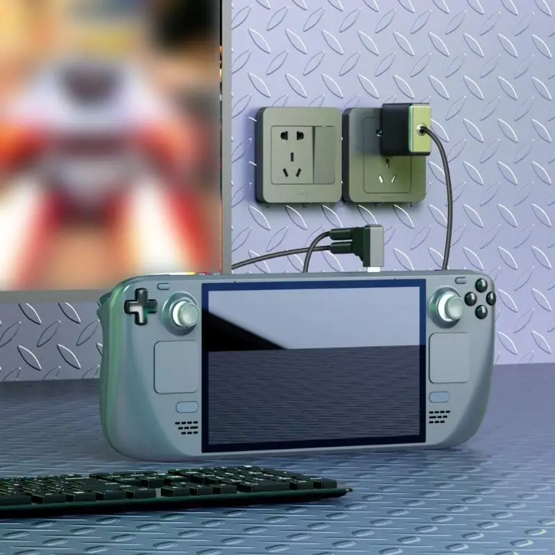 F3MA 2-in-1 Adapter USB C Type-C Male to Female Converter for Steam Deck