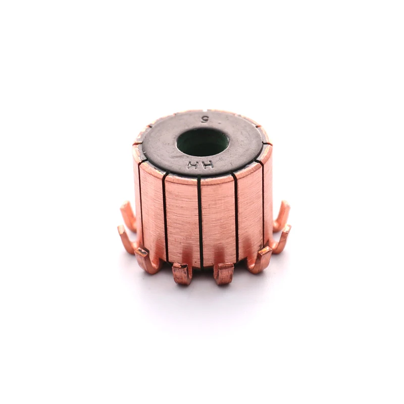 1pc 8*23*19.5mm 12P Teeth Copper Hook Type Electrical Motor Commutator CHY-1518-12