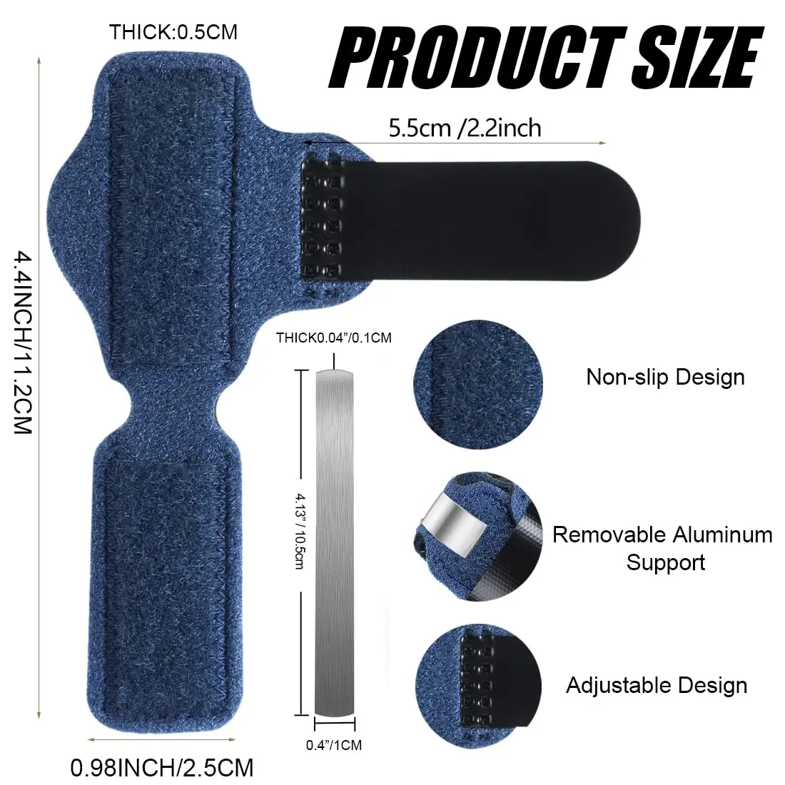 Toe Splints for Straightening Hammer Toe Corrector Toe Straightener Finger Support Brace Stabilizer Women Men Broken Toe Support
