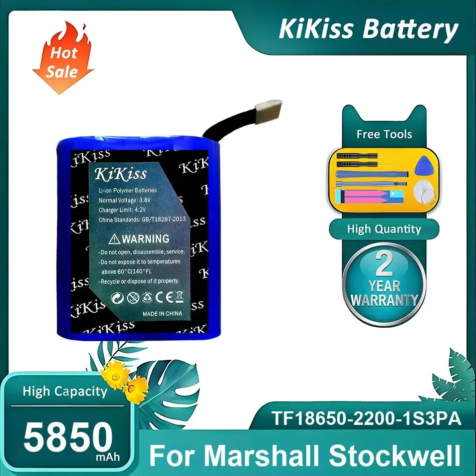 

Литий-ионный полимерный аккумулятор для колонки Marshall Stockwell, TF18650-2200-1S3PA, 5850 мАч