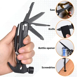 12-in-1 Multitool Hammer | Portable Survival Tool for Camping, Hiking, DIY & Gifts for Men