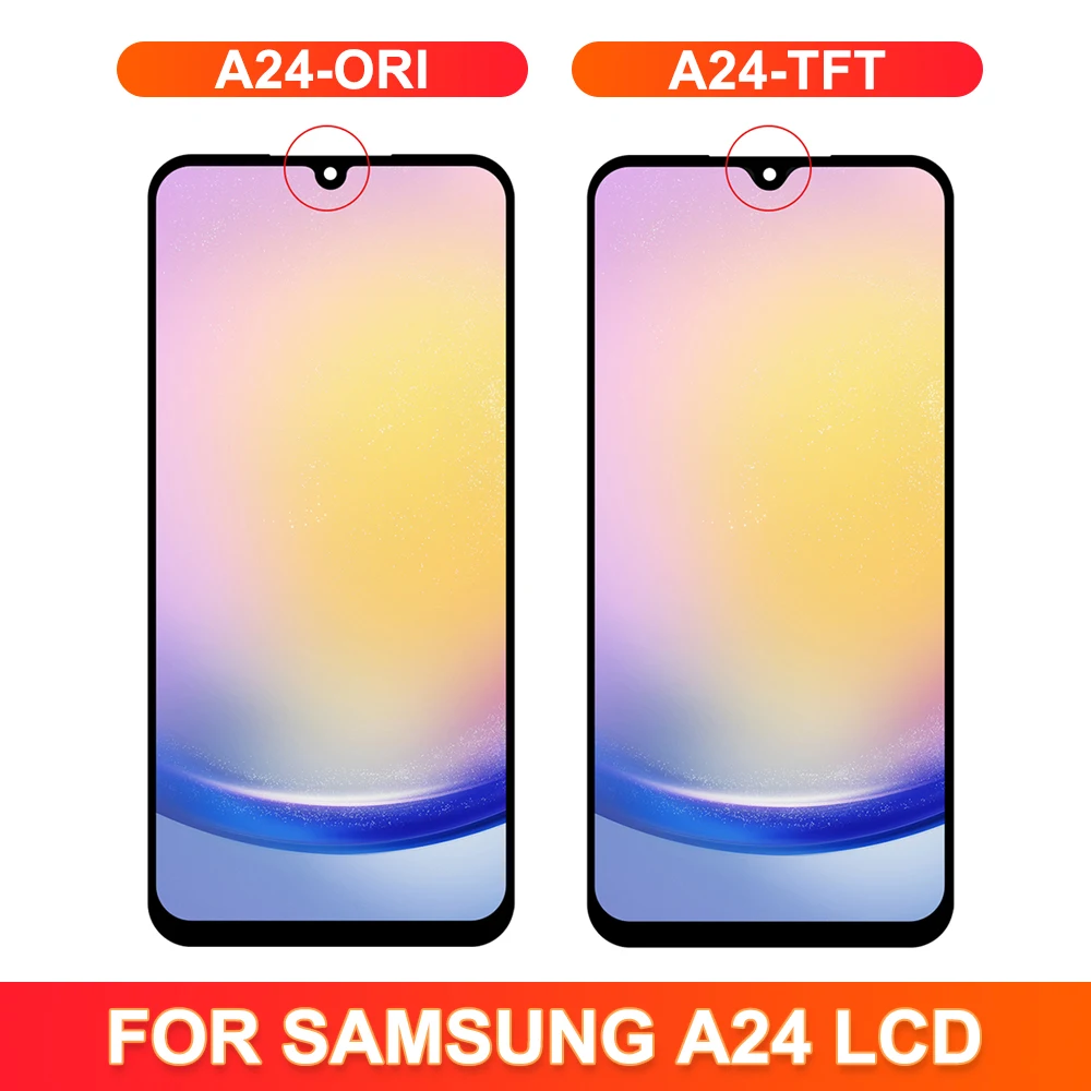 Tested For Samsung A24 4G LCD A245B Display Touch Screen Digitizer Assembly For Samsung A245 Lcd With Frame