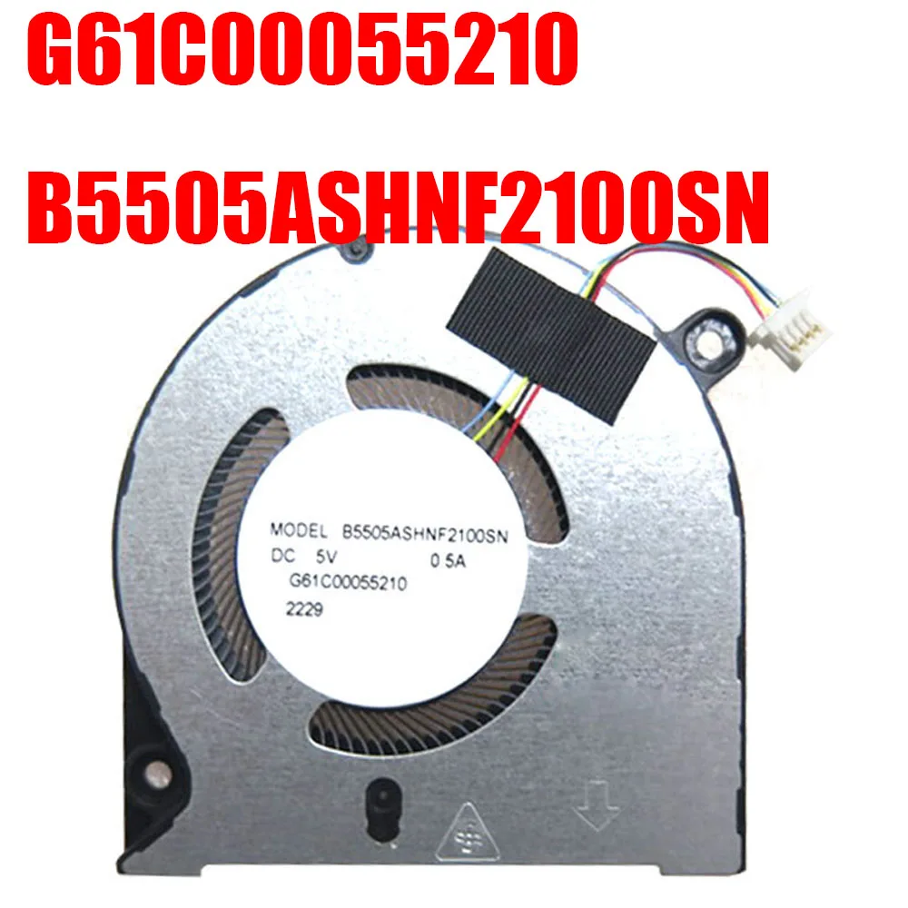 

G61C00055210 B5505ASHNF2100SN DC5V Laptop CPU Fan