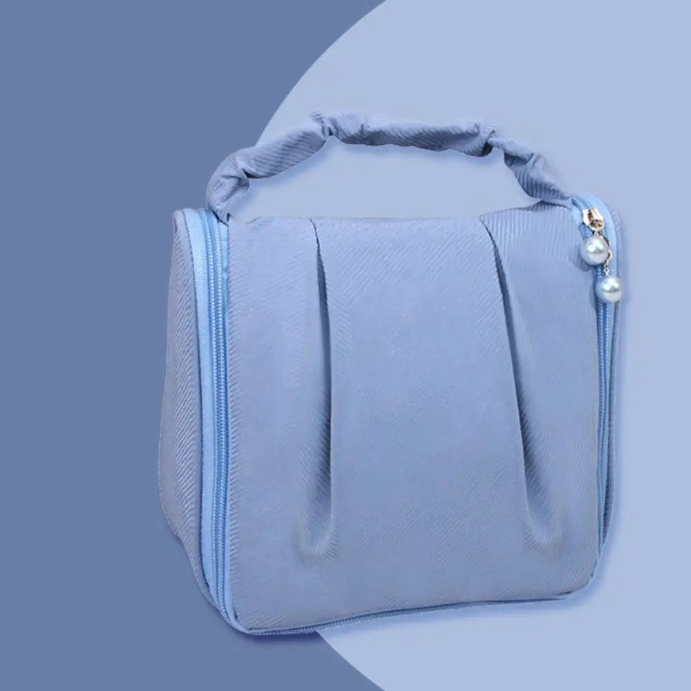 الكورية Ins مطوي سحابة حقيبة مستحضرات التجميل سعة كبيرة غسل الحقيبة مخزن للمكياج حقيبة يد حقيبة سفر حقيبة أدوات الزينة في الهواء الطلق #4