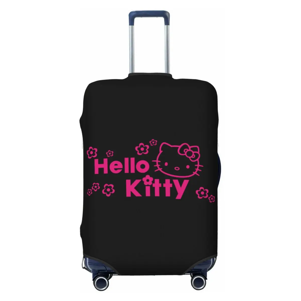 

Custom Hello Kitty Drawing Coloring Luggage Cover Protector Funny Travel Suitcase Protective Cover for 18-32 Inch