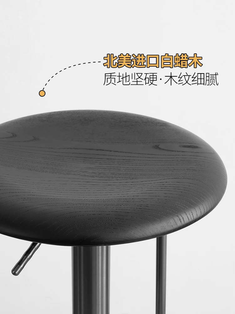 High Stool Island Chair, Restaurant Creative Hotel Stainless Steel Light Luxury High Fashion Modern Bar Stool