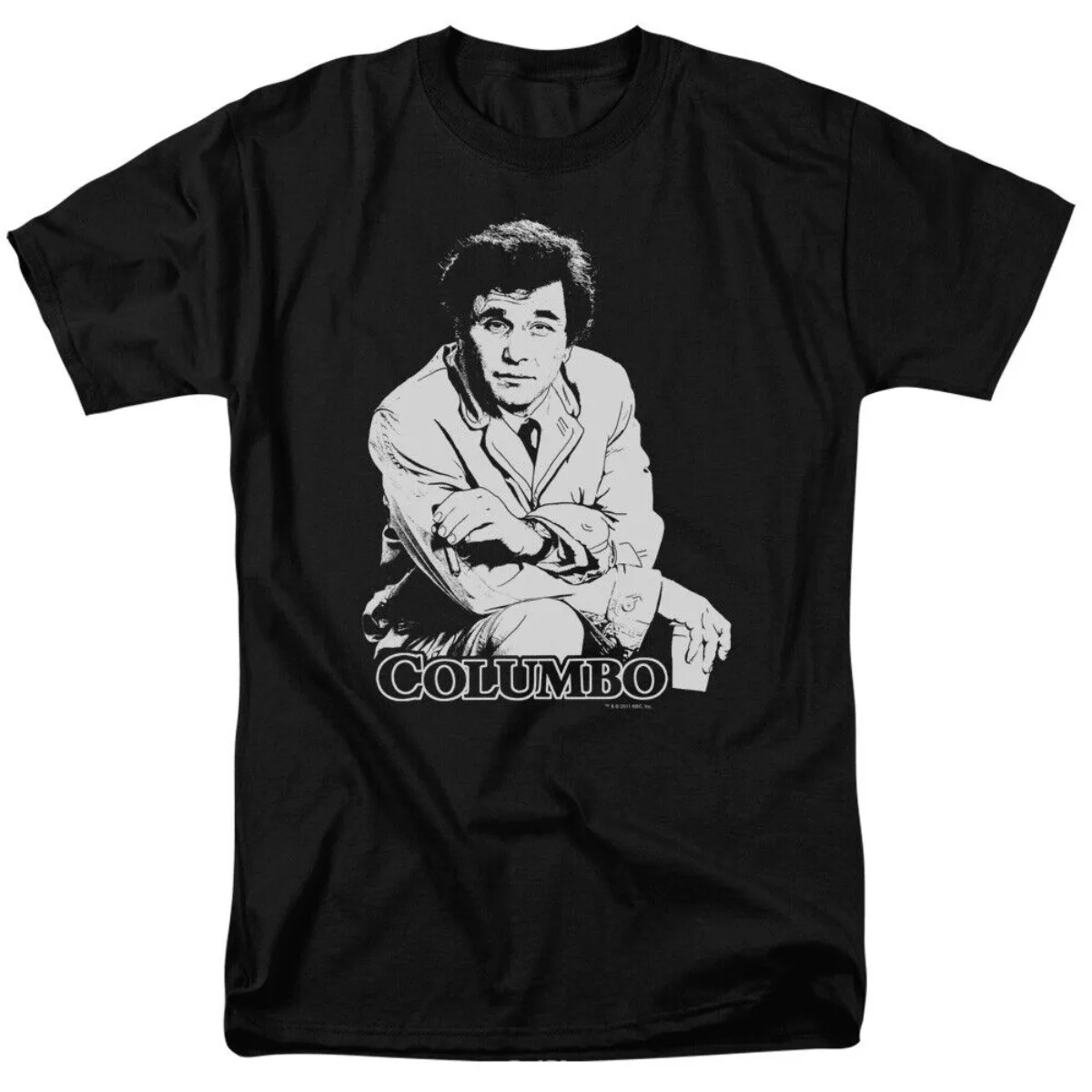 Columbo Title T Shirt Mens Licensed Classic Tv Merchandise Frank Black