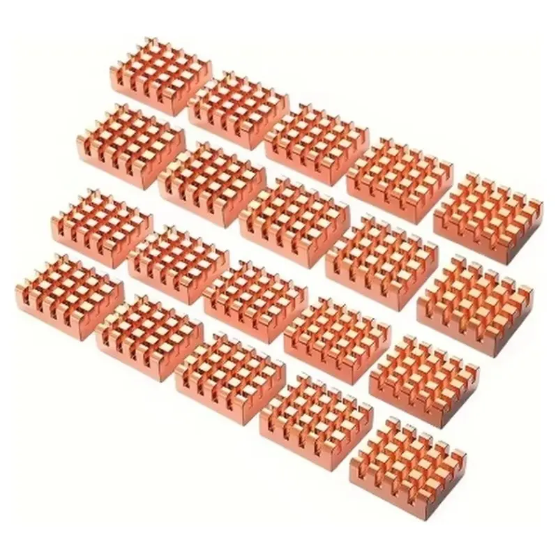 M51K-20PCS Pure Copper Chipset Heatsink Radiator Cooling Fin