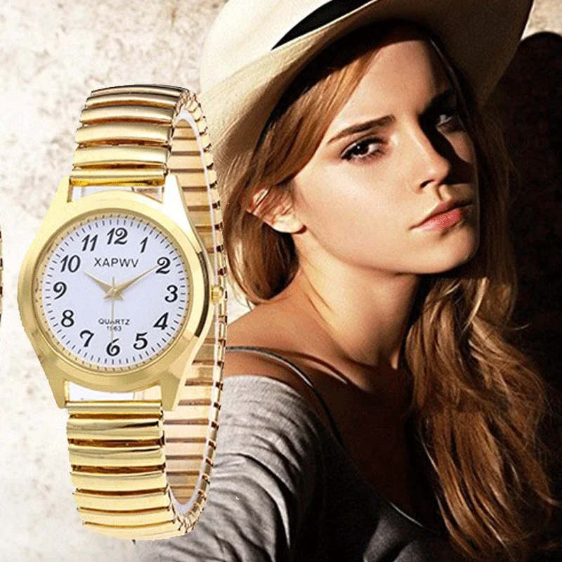 Fashion Wrist Watches Men Women Quartz Flexible Elastic Band Simple Casual Dress Couple Watch