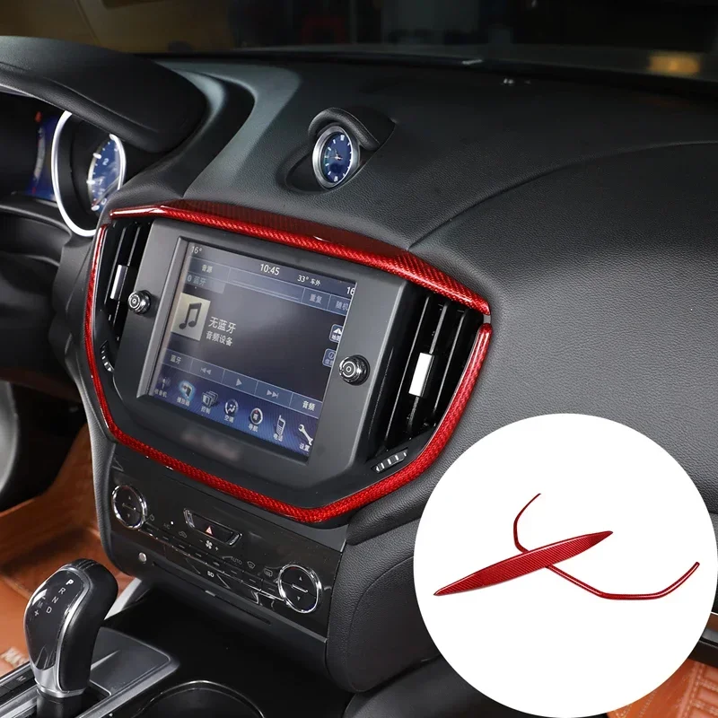 

For 14-15 Maserati Ghibli central control air outlet frame car interior decoration accessories navigation frame decorative strip