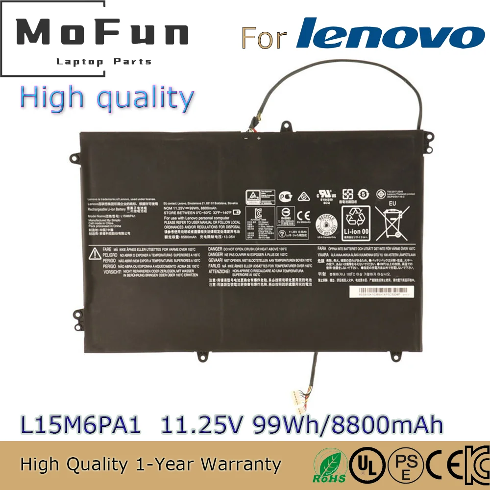 Brand New High quality L15M6PA1 11.25V 99Wh Laptop Battery for Lenovo All In One Horizon 2 27