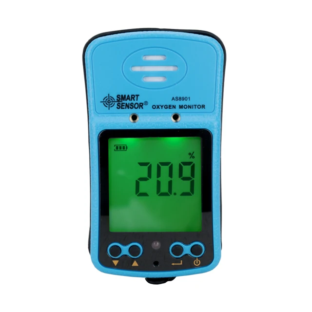 

AS8901 Mini Smart Sensor Backlight Oxygen Gas Monitor Detector Oxygen Monitor Gas Analyzer