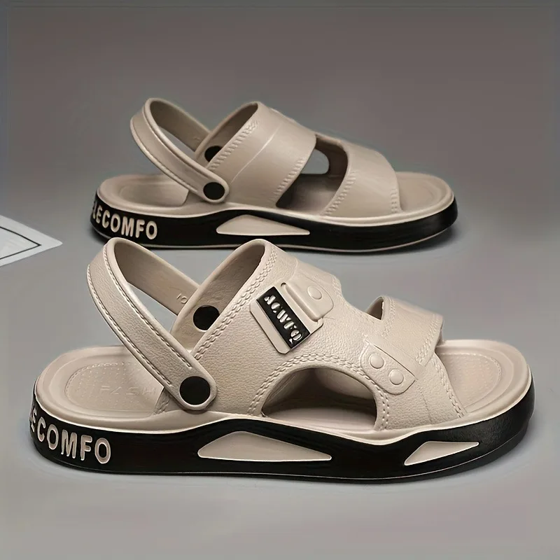 Men EVA Sandals Summer Outdoor Non slip ventilate Beach Slides Lightweight Casual Slippers Wear Resistant Fashion Comfort Shoes