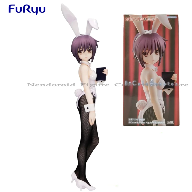

В наличии FuRyu BiCute Bunnies Nagato Yuki Bunny Girl Настольная милая кукла Аниме Фигурка Игрушка Подарочная модель Коллекция
