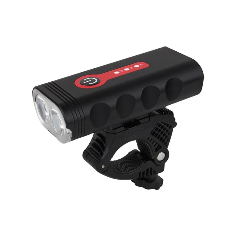 مجموعة مصابيح الدراجة القابلة لإعادة الشحن USB فائقة السطوع 1000 لومن شعاع عريض لركوب الدراجات الليلية الآمنة المصباح الأمامي والذيل الخلفي للدراجة #6