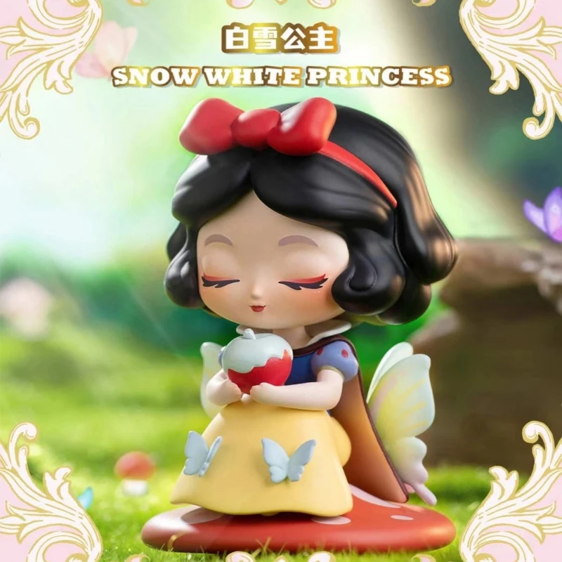 Tide Play Blind Box Disney Princess Become A Better Own Series Of Closed Eye Princess Doll Girl Gift Desktop Car Decoration