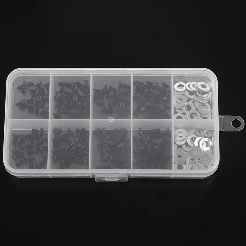 

Screws Box Set For 1/10 HSP Traxxas Tamiya HPI Kyosho D90 SRC10 Remote Control RC Car Parts 720Pcs