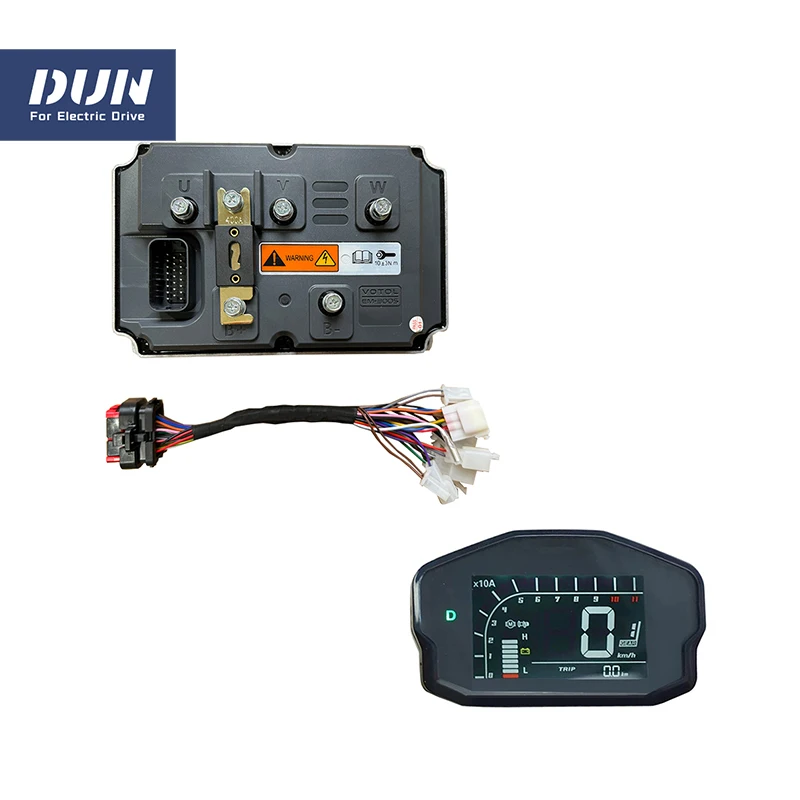 EM300S Peak 700A 8KW-10KW Brushless DC Programme Controlle with DKD Speedometer for QS In-Wheel Mid-Drive Motor