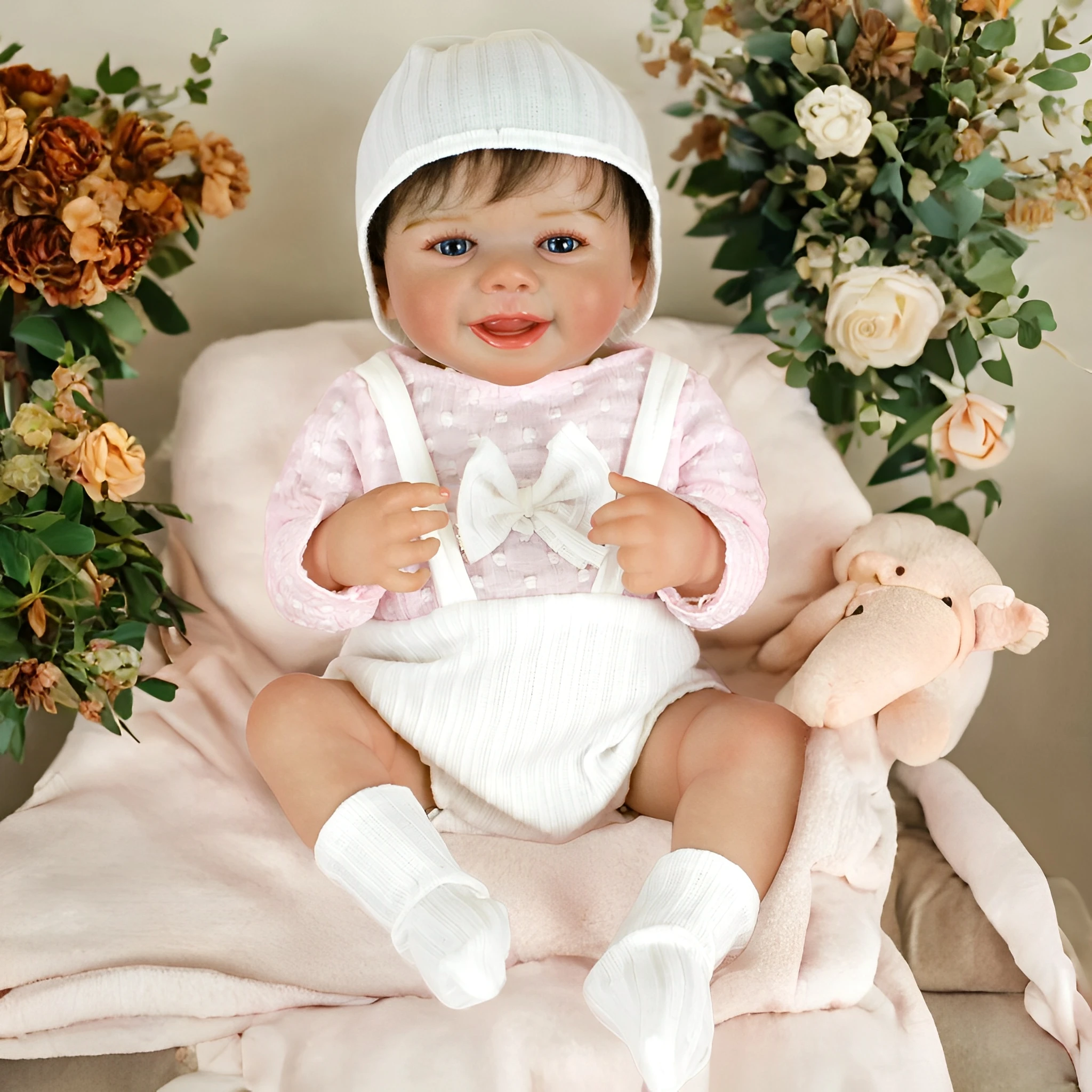 Nuevas tendencias Lifereborn, muñecas Reborn para recién nacidos de 18 pulgadas, muñecas Reborn realistas hechas a mano de silicona para niñas, regalos para niños