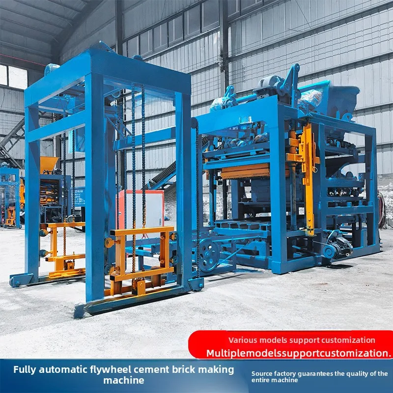 Fully Automatic Cement Production Line, No-Burn Hollow Making Machine, Concrete Pore Brick Machine Equipment