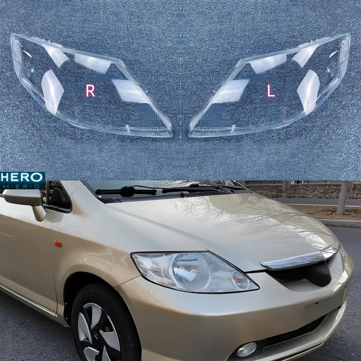 

Чехол для автомобильной фары для Honda Fit Jazz Sedan 2003 2004 2005 2006 2007