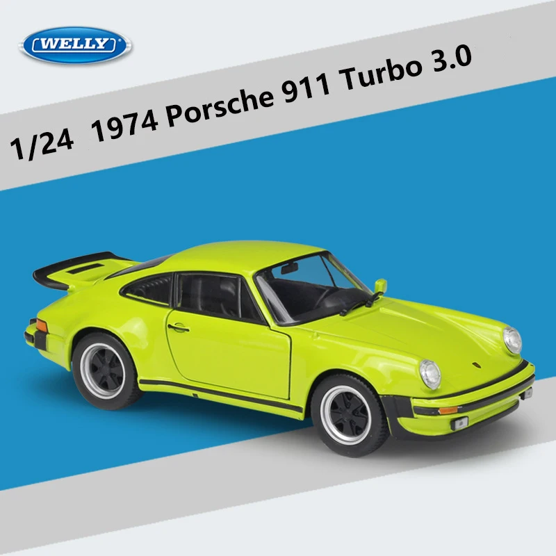 WELLY 1:24 Porsche 911 Turbo 3.0 1974 Alloy Car Diecasts & Toy  display picture 1