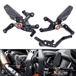 For Honda CBR1000RR CBR1000RR-R cbr1000rr 2020-2023 Motorcycle CNC & Carbon Fiber Racing Rearset Footpeg Footrest Rear Set