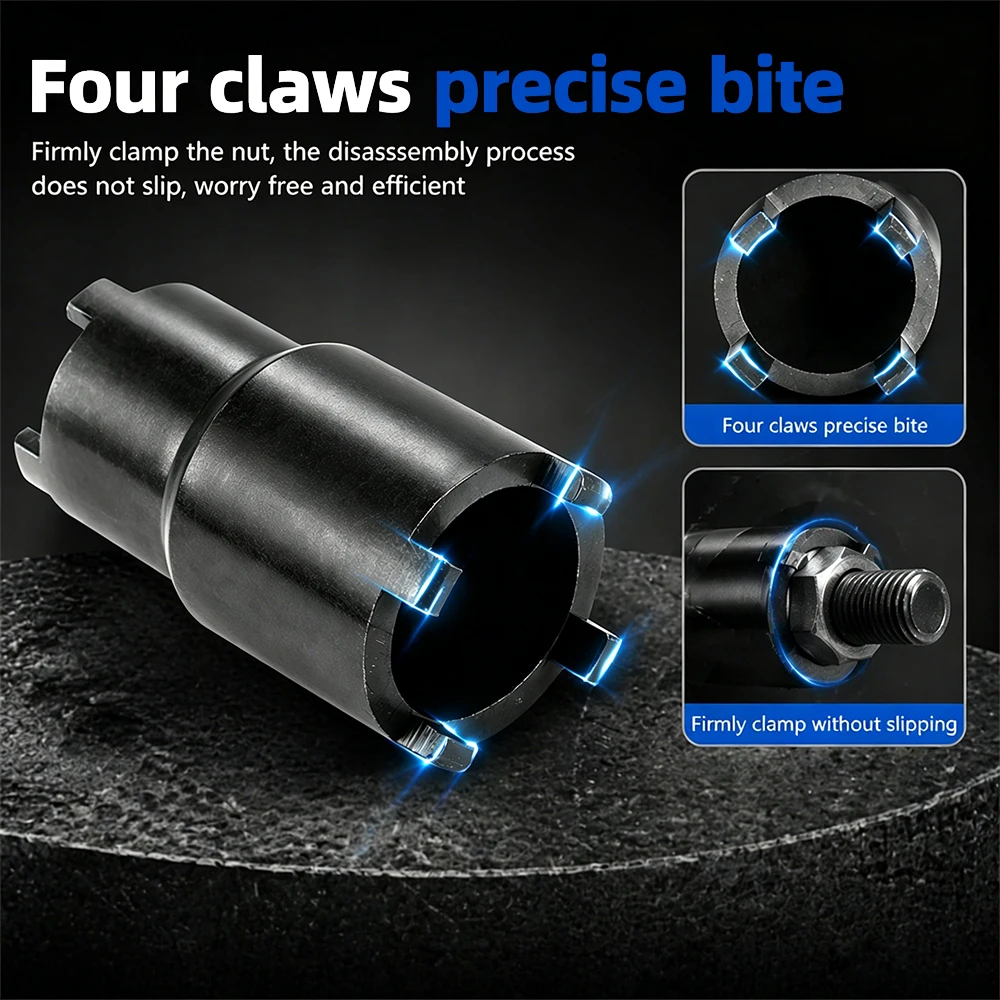 Motorcycle Nut Removal Tool Black Double-Headed Clutch Lock Nut Wrench Moto Repair Tools For KTM Yamaha HONDA Suzuki Kawasaki