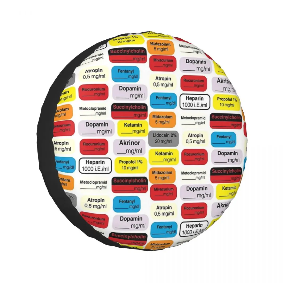 

Custom Anesthesia Medication Spare Tire Cover for Jeep SUV RV 4WD Pajero 4x4 Wheel Protector Covers 14" 15" 16" 17" Inch