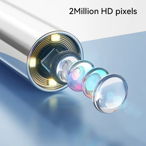 Камера для ушей SUNUO 1080P 2Мп с LED подсветкой — пример использования