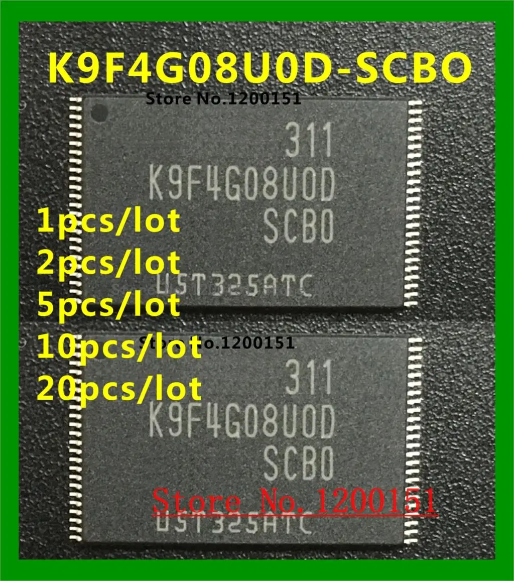 

K9F4G08UOD K9F4G08U0D-SCBO SIBO/PIBO/PCBO TSOP48