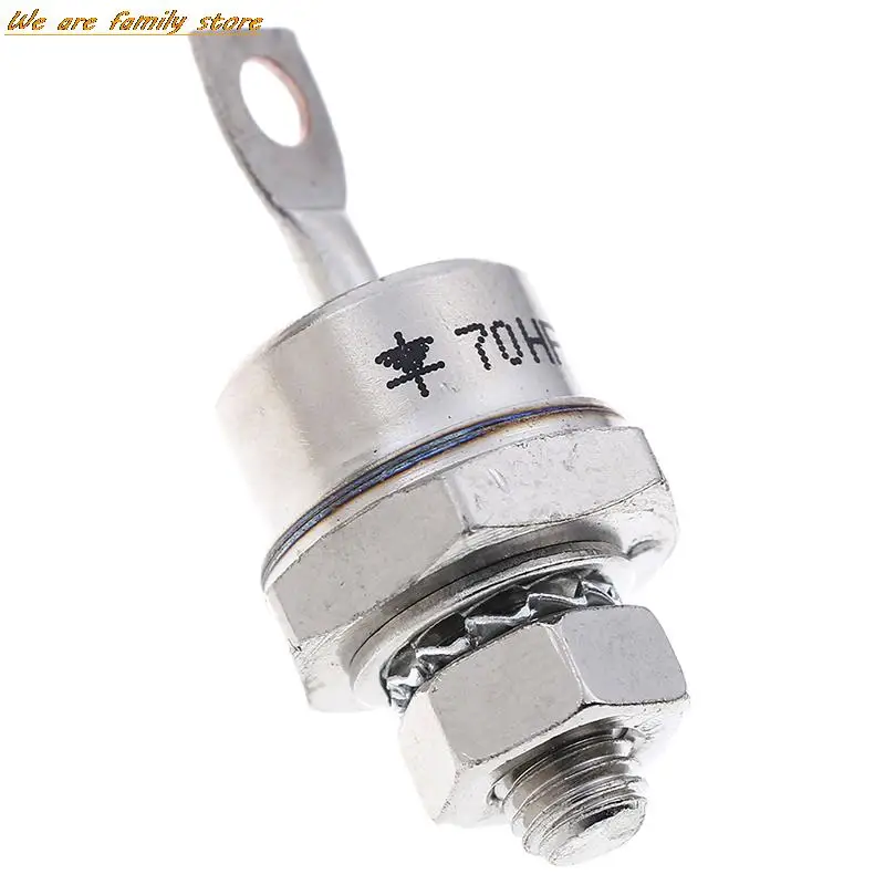 Rectificador de alta potencia 70HF120 70A 1200V, tipo perno metálico, accesorios de diodos, 1 unidad