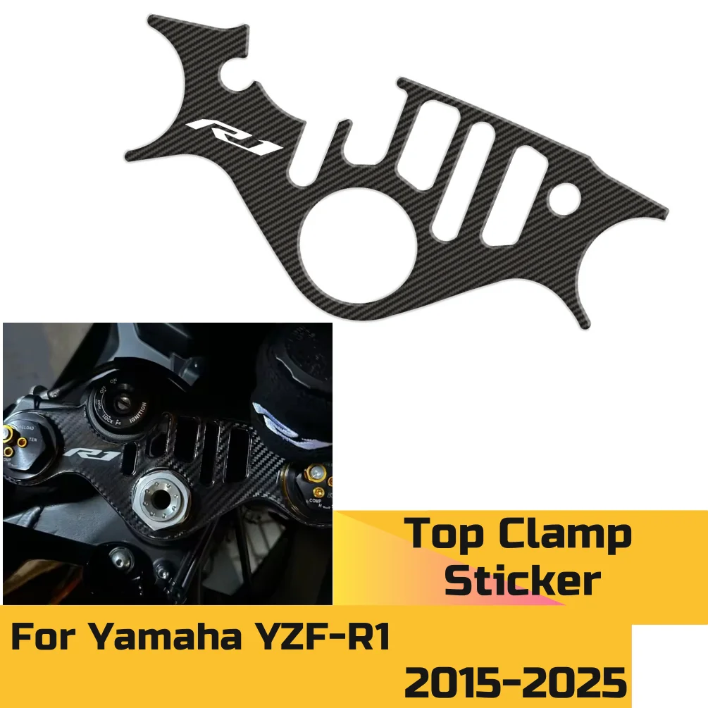 

Наклейки R1, наклейки с тройным зажимом и хомутом для Yamaha YZF-R1 YZF R1 2015-2025, накладка на бак, аксессуары для мотоциклов