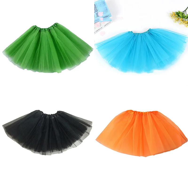 Baby Girl Tutu Skirts Kids Dance Skirt For Girls 3 Layers Tulle Tutu Girls Skirt Ball Gown Pettiskirts Birthday Party Clothes