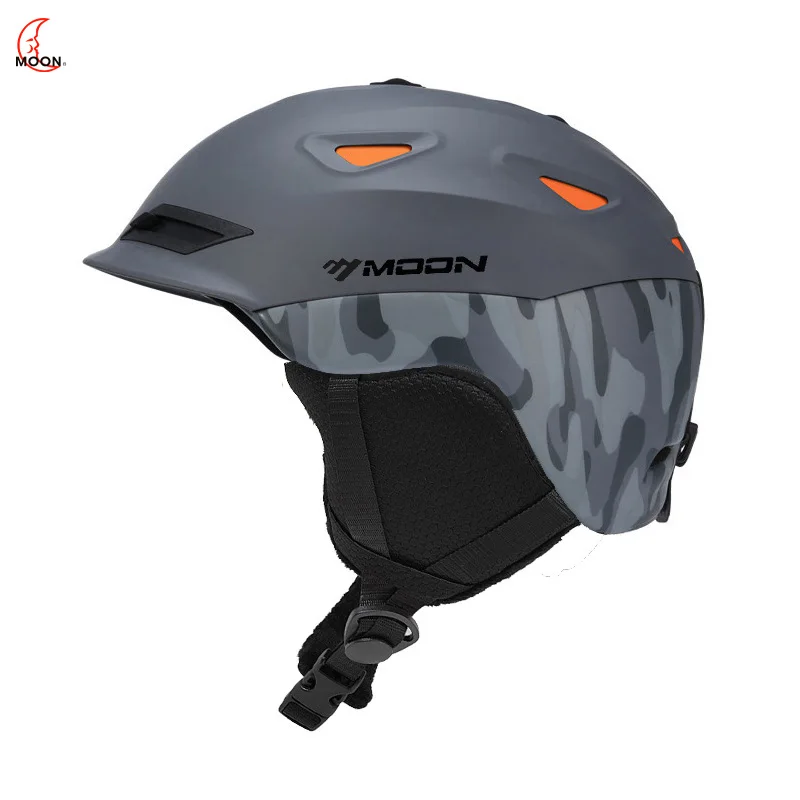 MOON Snowboard Helmet, Ski Helmet with Ski Goggles for Adults, Durable PC Shell & EPS Foam, Safety Snow Helmets Goggles Youth