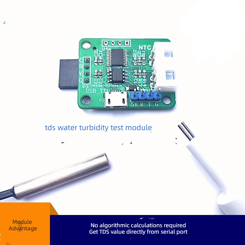 Water Turbidity Detection Module Dissolved Solids Monitoring Serial TDS Conductivity