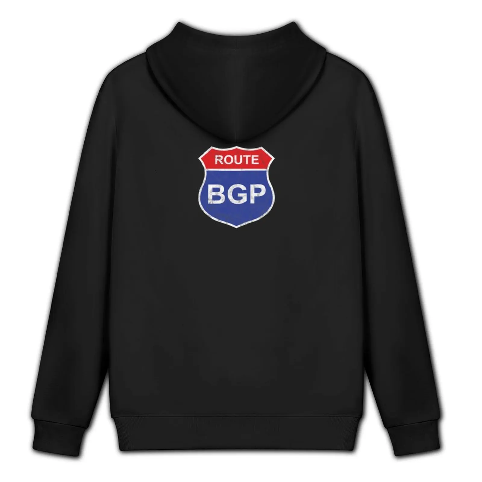 Route BGP Network - IT - قميص بقلنسوة من Tech ملابس رجالي سترة شتوية للرجال معطف رياضي للرجال #5