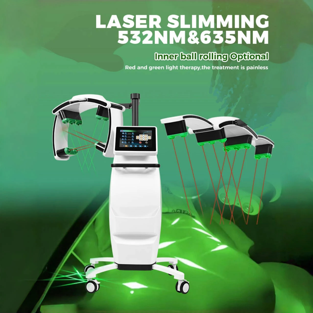 

Newest Technology Painless Fat Burning LLLT Light Therapy Slim Device Standing Type for Weight Loss Fat Removal