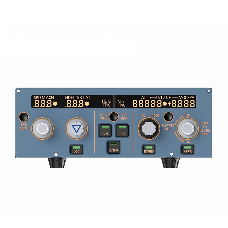 Simplayer A320 FCU Painel de unidade de controle de vôo X-Plane MSFS P3D Simulador de jogo para jogos de simulação de vôo de PC Plug and Play