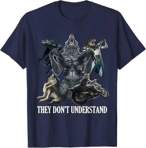 They Don’t Understand Alpha Wolf - Unhinged Sigma Wolf Meme T-Shirt Unhinged Alpha or Sigma Wolf Persona Saying Tee Graphic Tops - Image 3