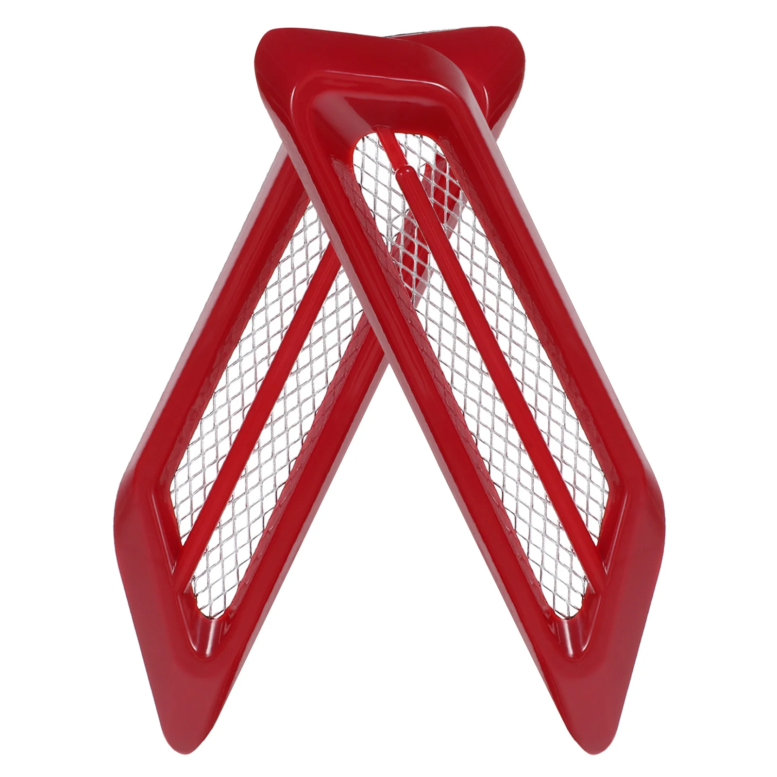 

2Pcs Stylish Shark Gill Car Hood Vent Sticker Easy Install Air Intake Trim Enhance Car Hood Vent Sticker