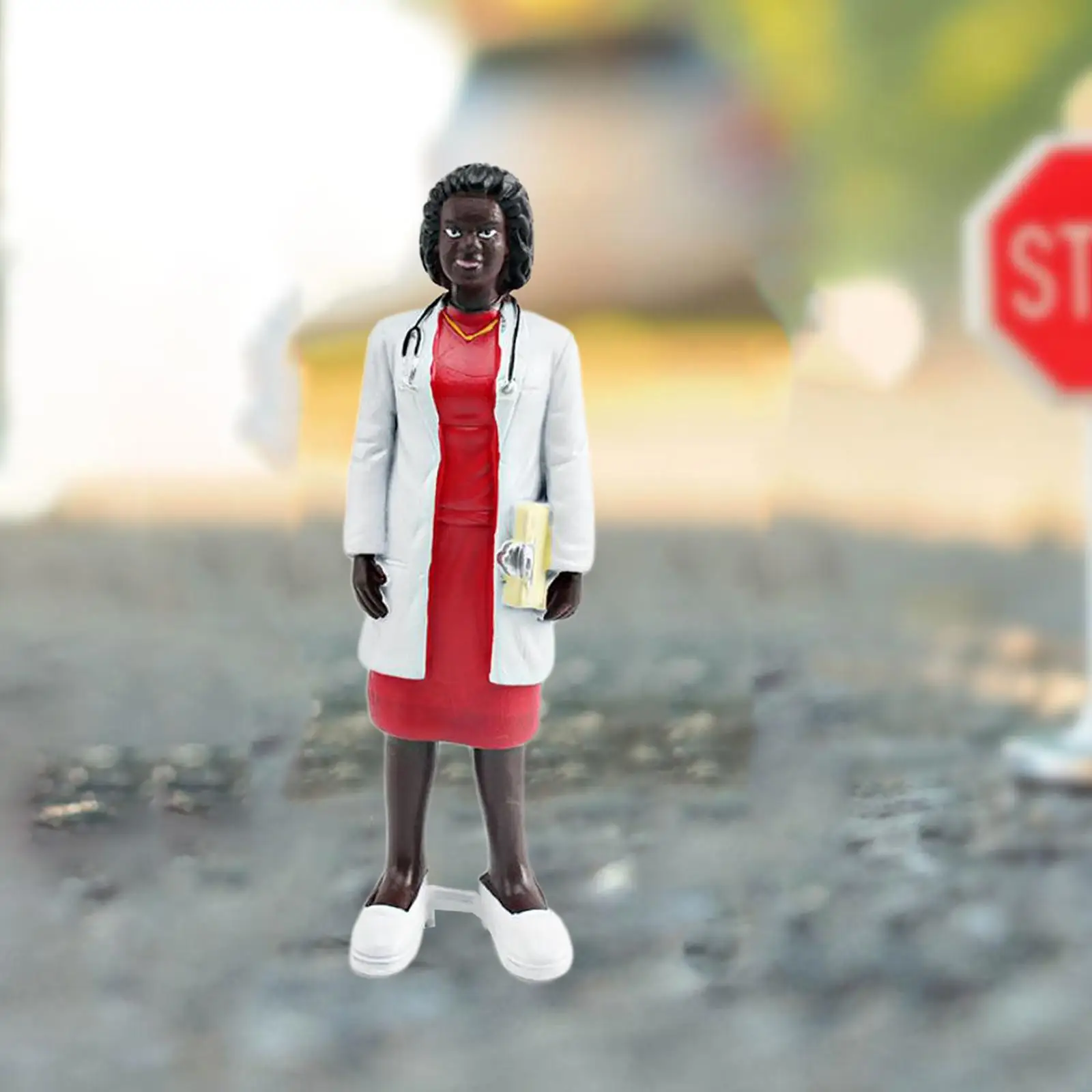 Miniaturowe figurki Tiny People, profesjonalne postacie z PVC, realistyczne figurki z żywicy, zabawki do mikrokrajobrazów i ozdoby na biurko.