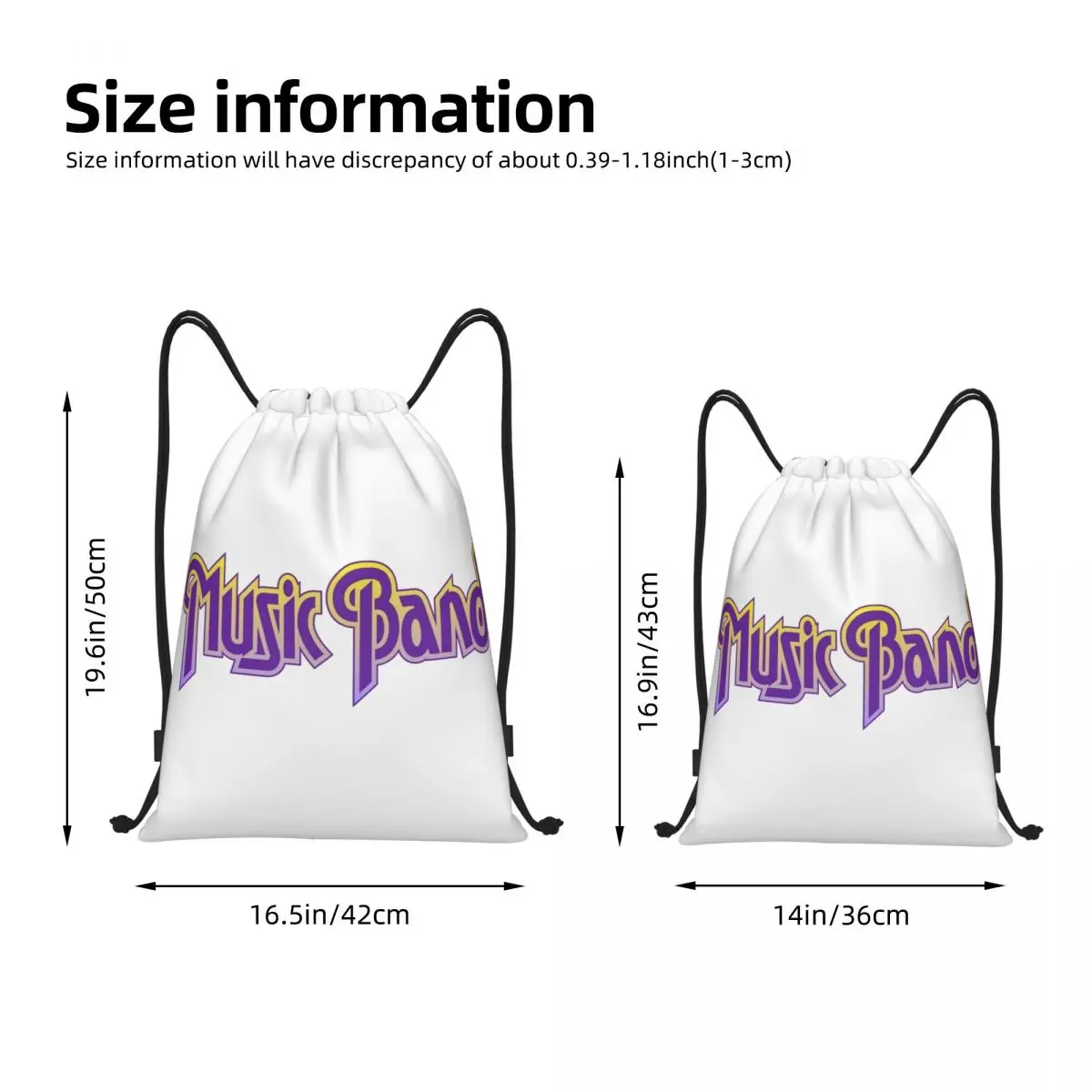 Drawstring mochila para esportes, Rock Deep Purple Music Band, Gym Bag, resistente à água String Sackpack para ciclismo